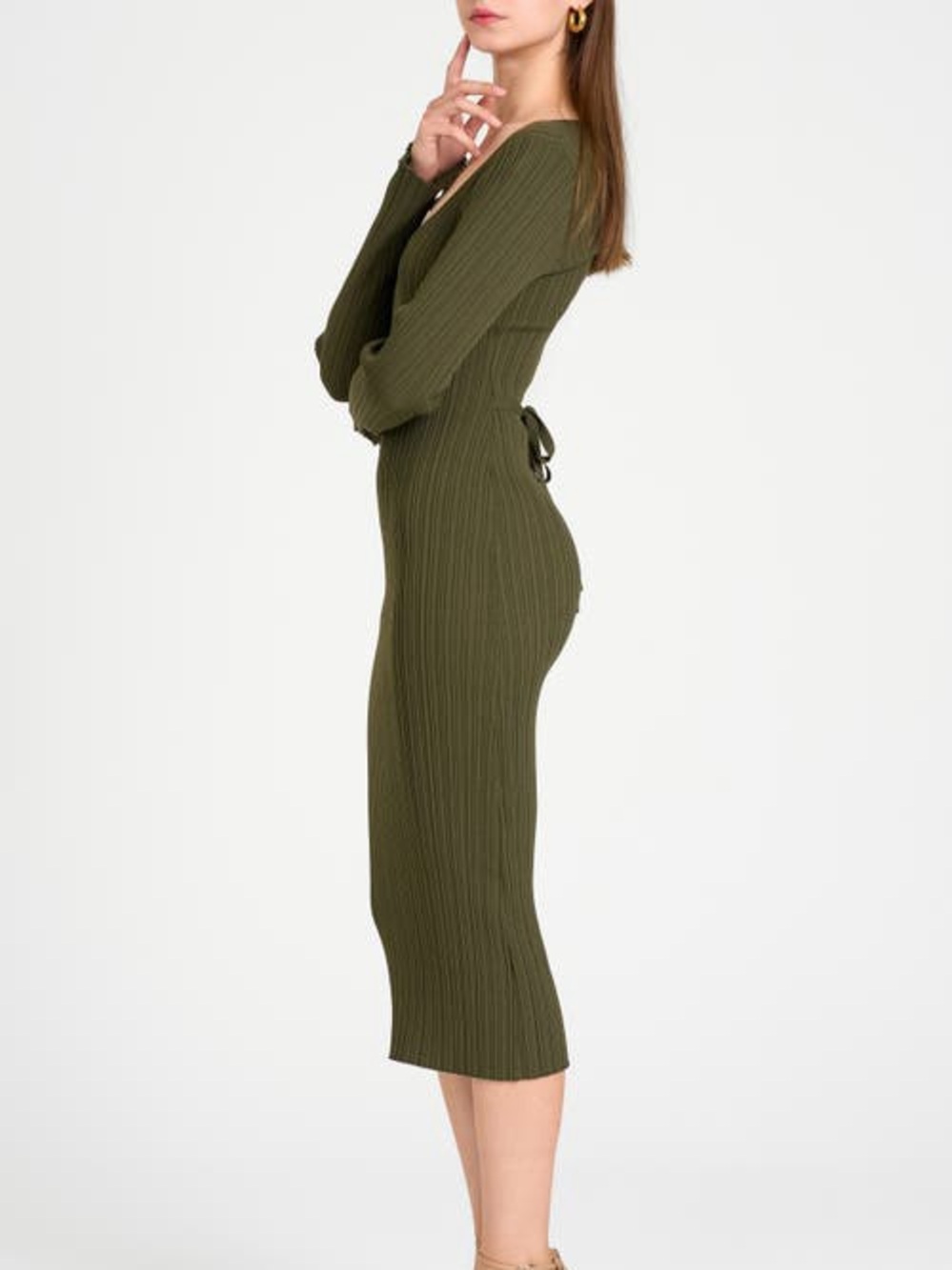 $89 Alexi long ribbed dress